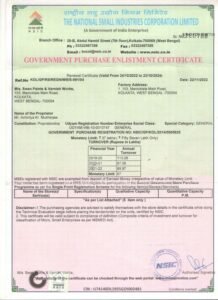 NSIC Purchase Enlistment Certificate